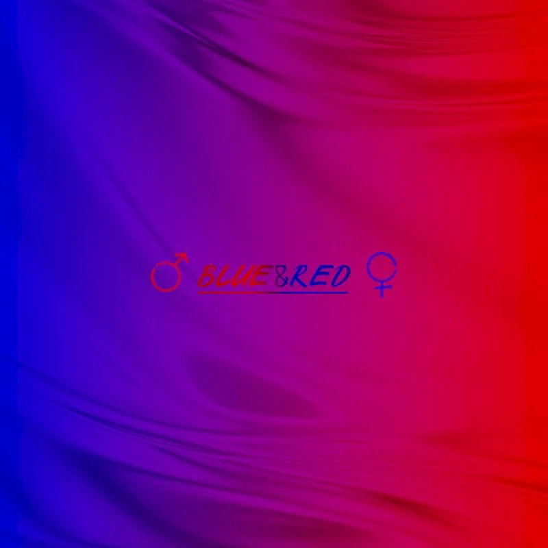 BLUE & RED