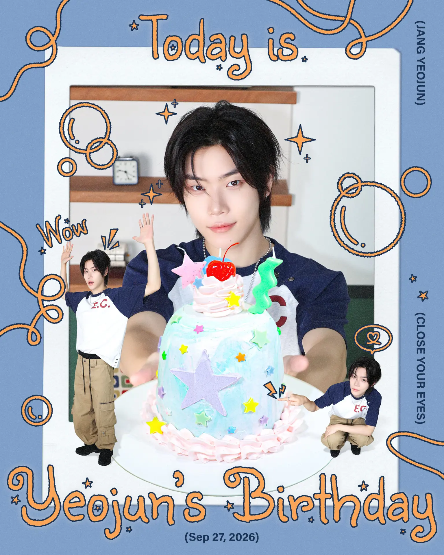AAAAHHHHH WAIT HAPPY YEOJUN DAYYYY!!!!! MY BOY MY CYE BIAS:(((((( fuck hes so cool bro i LOVE him hes like my latest bias im fixated hella on him right meow HAPPY BDAY!!!!!! ヾ(๑ㆁᗜㆁ๑)ﾉ” him, , n my irl best frie…