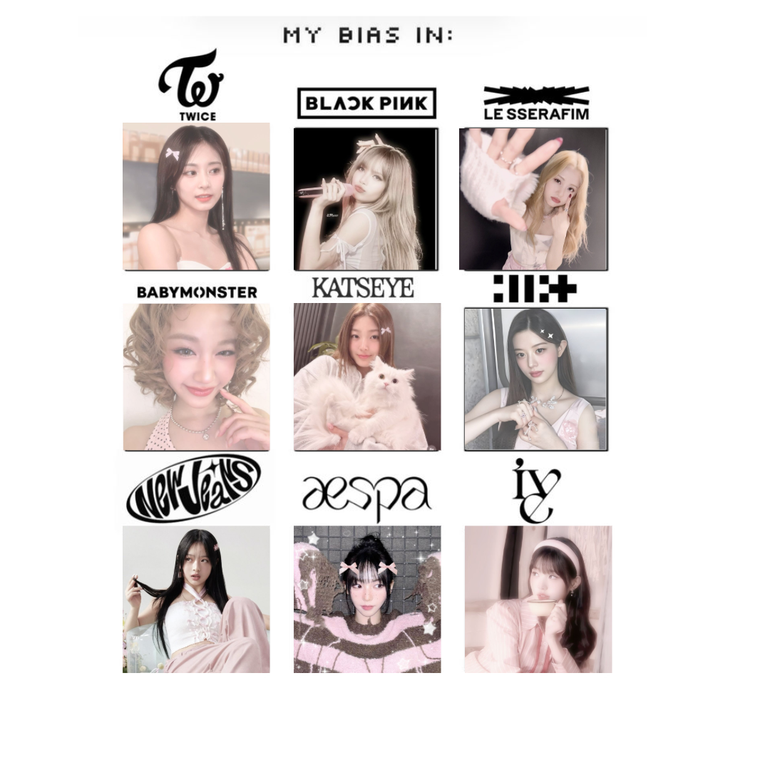 My biases in different groups! - - - Yunjin - -…