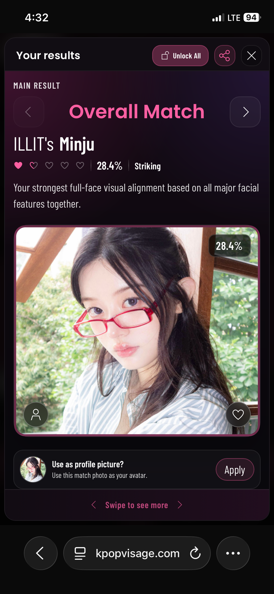 From my last face analyzer