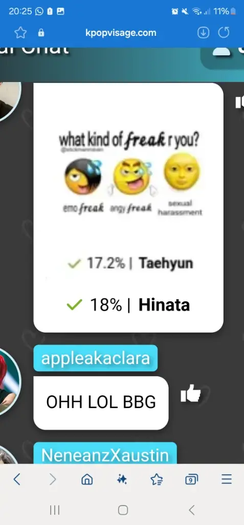 Chat media