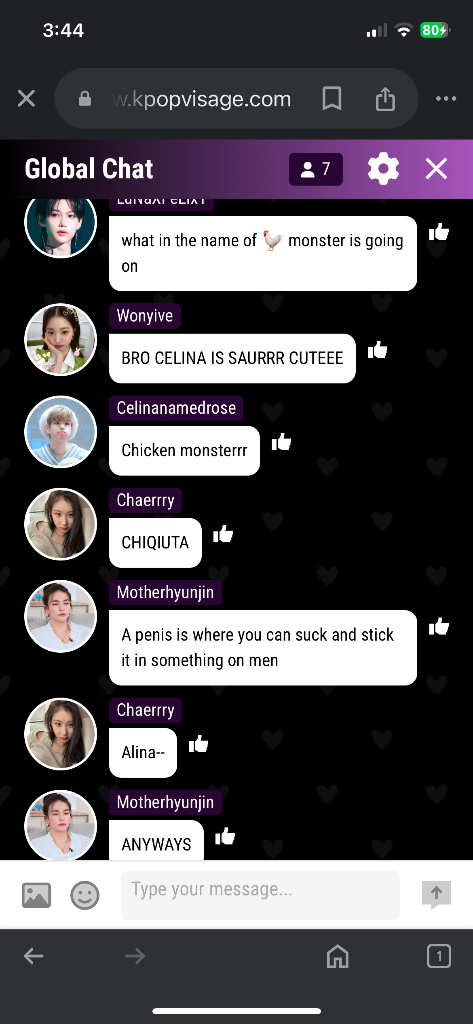 Chat media