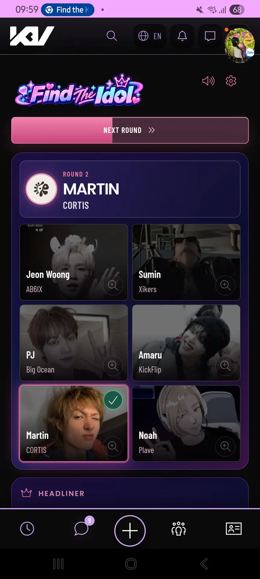 My first time play find the idol -))))))