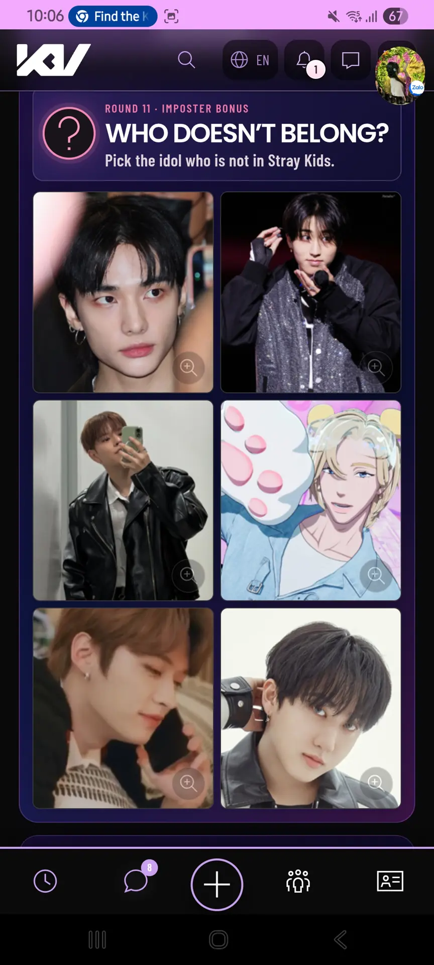 My first time play find the idol -))))))