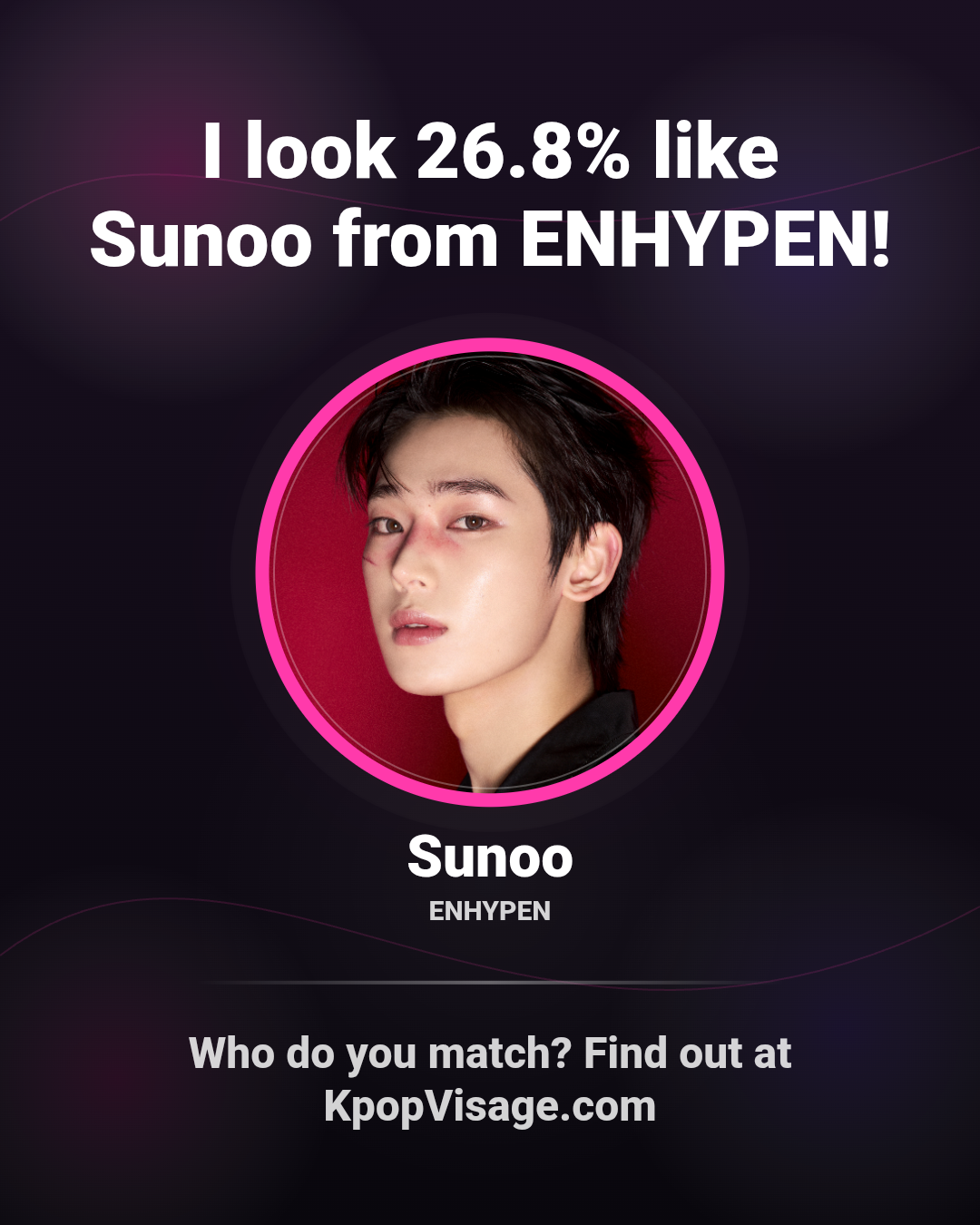 sooo I took the face scanner thing and these are all of the idols I got🥲 apparently I really look like and