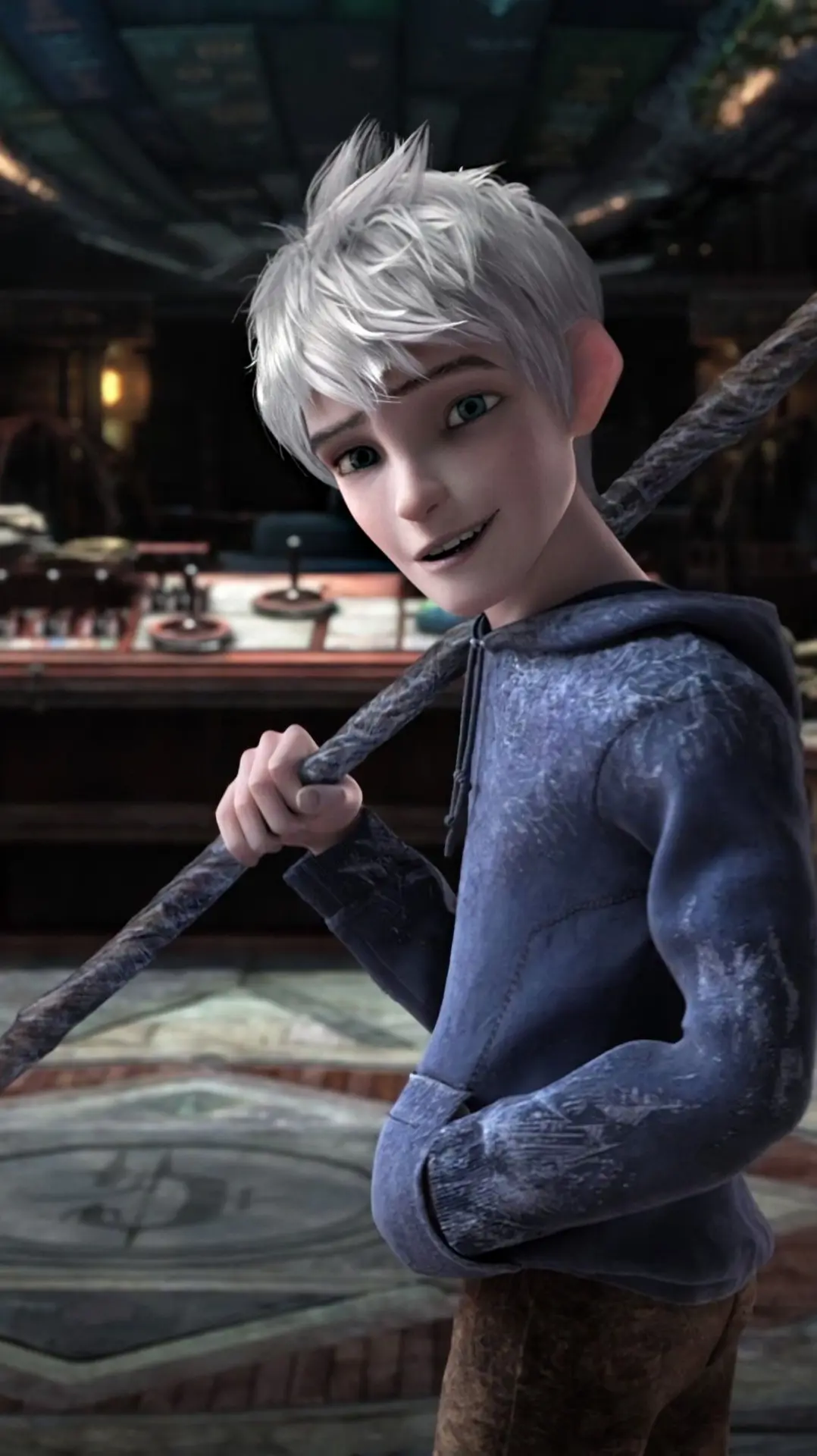 I can´t be the only one who thinks that w white hair( ) looks like Jack Frost (but from the child movie)💕😭