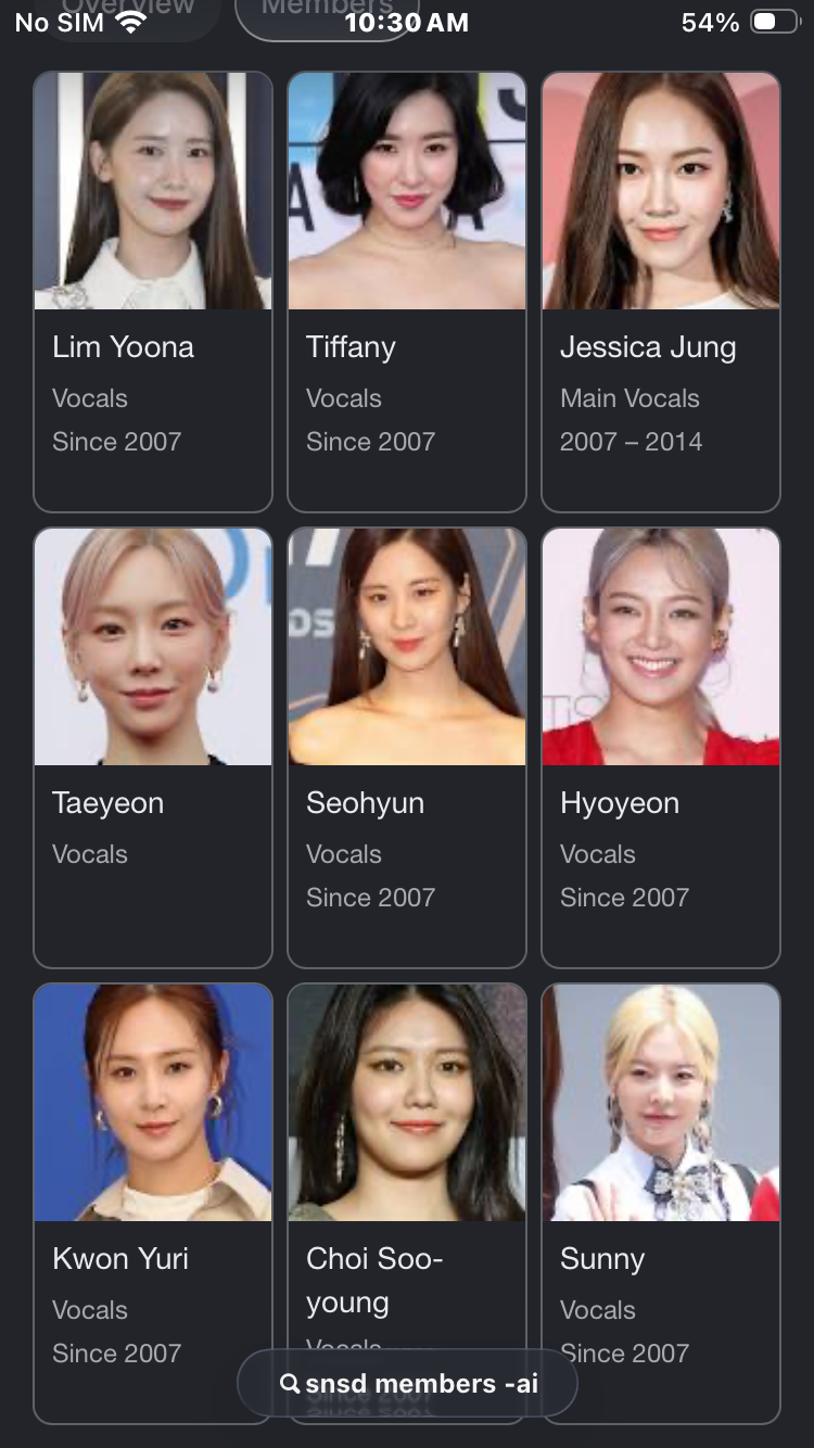 Am I tweaking or is there no from in kv?? Like im aware she’s no longer a member but there are multiple idols who left their groups but are still apart of kv as “former member”