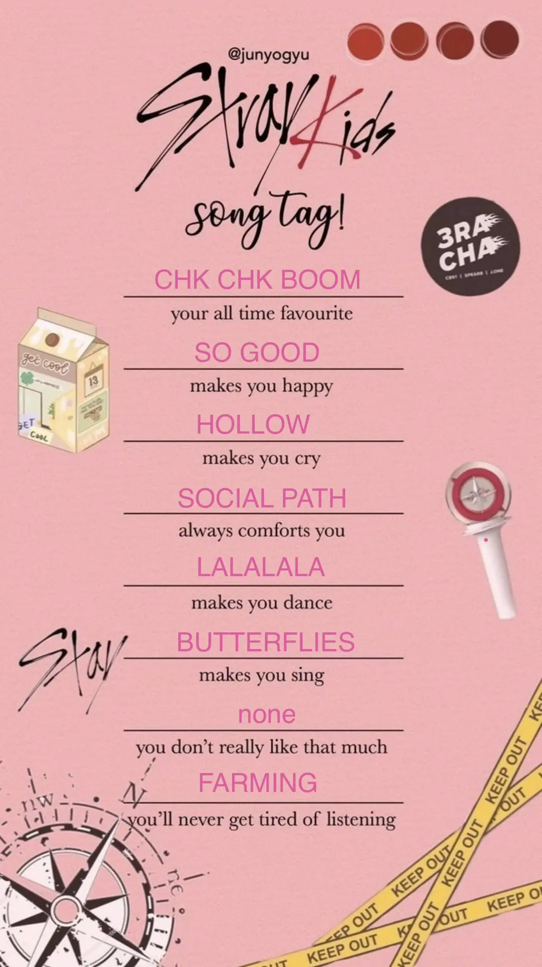 (why am i posting sm tdy😭) SONG ! ill put a blank one in the comments if anyone wants to do it
