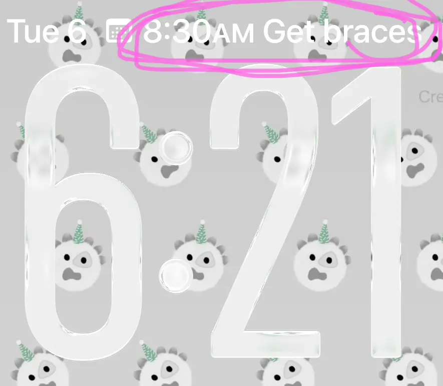 14 HOURS(SAVE ME) Also do we like the wallpaper(it changes every hour too!) My dad also did I have to wake up at 6 to get their on time