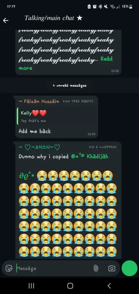 Chat media