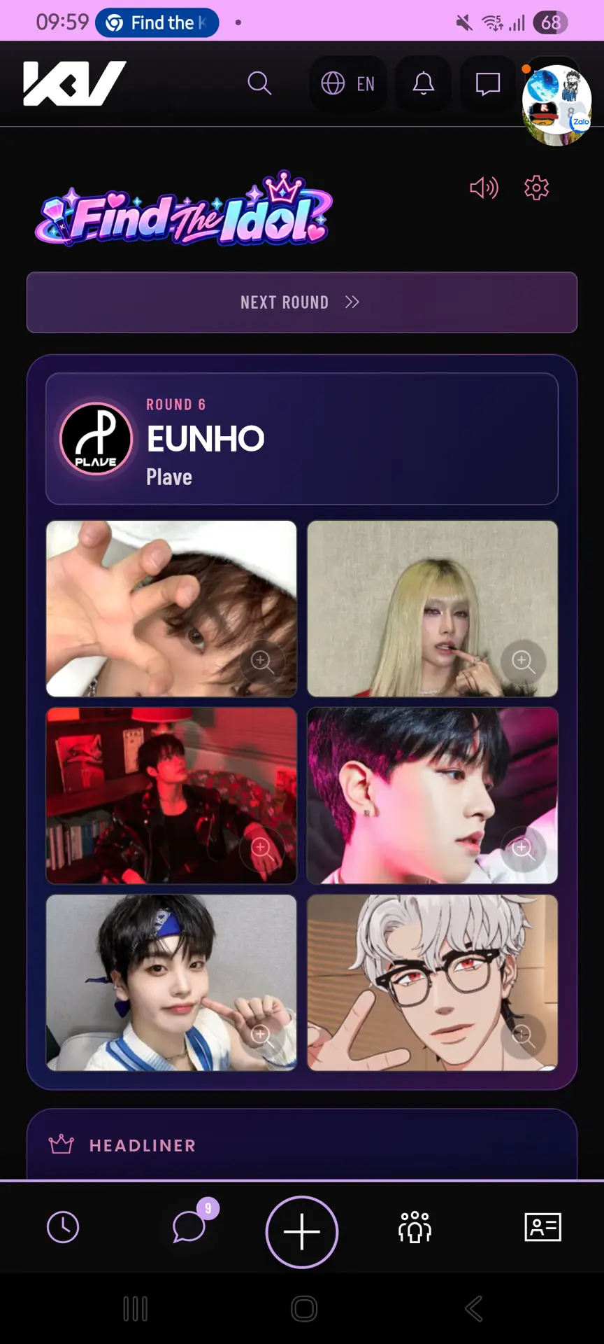 My first time play find the idol -))))))