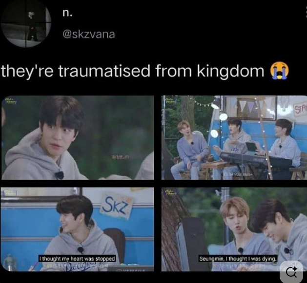 Like i would have trauma to 😭💖