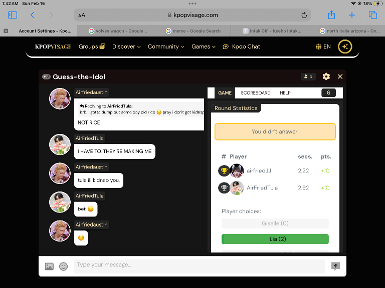Chat media