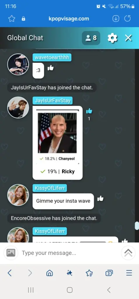 Chat media