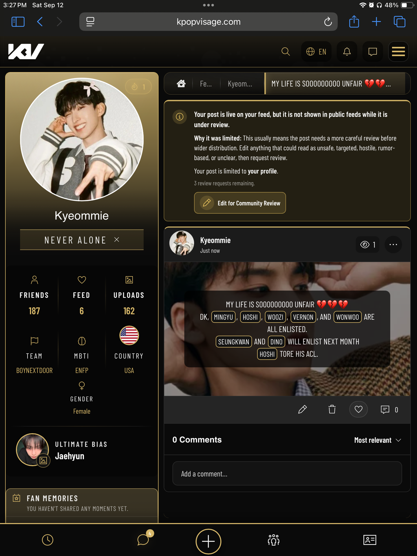 BRO LEMME TALK ABT MY