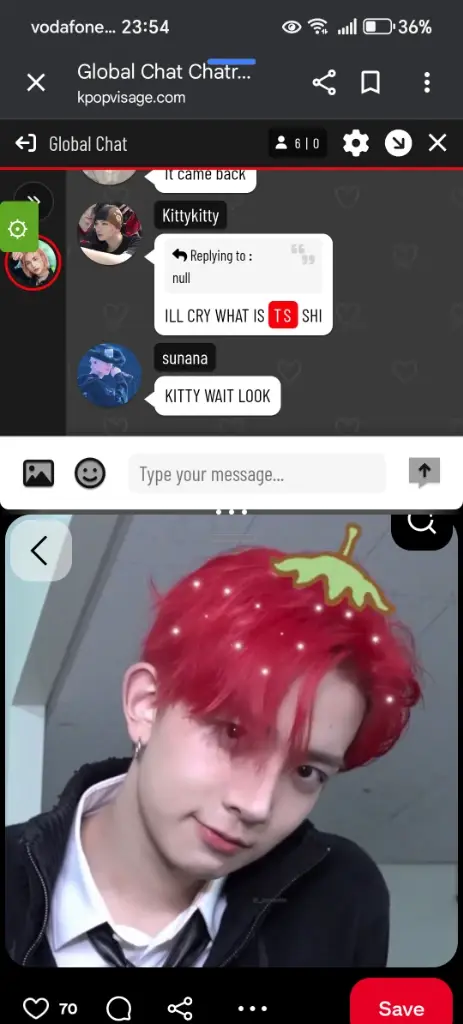 Chat media