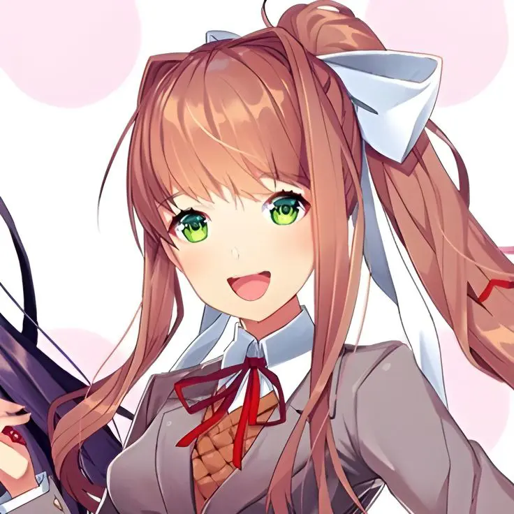 If you don't know Doki Doki Literature Club, which member caught your attention the most? Girl 1 - Monika Girl 2 - Girl 3 - Natsuki Girl 4 - Sayori