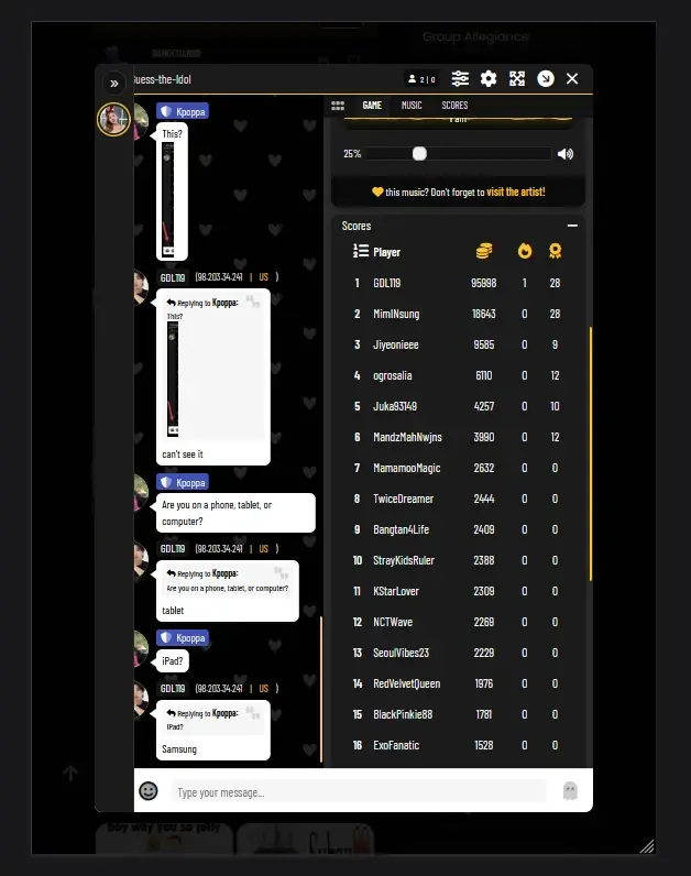 Chat media