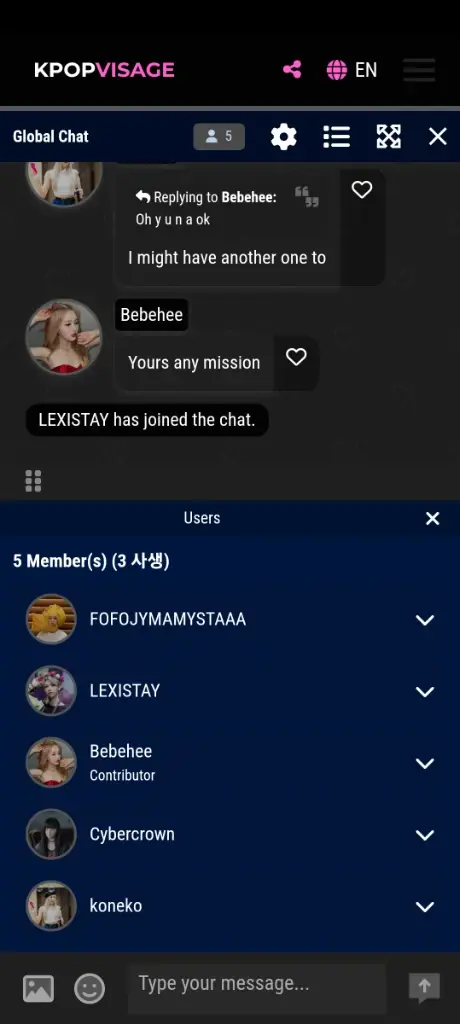 Chat media