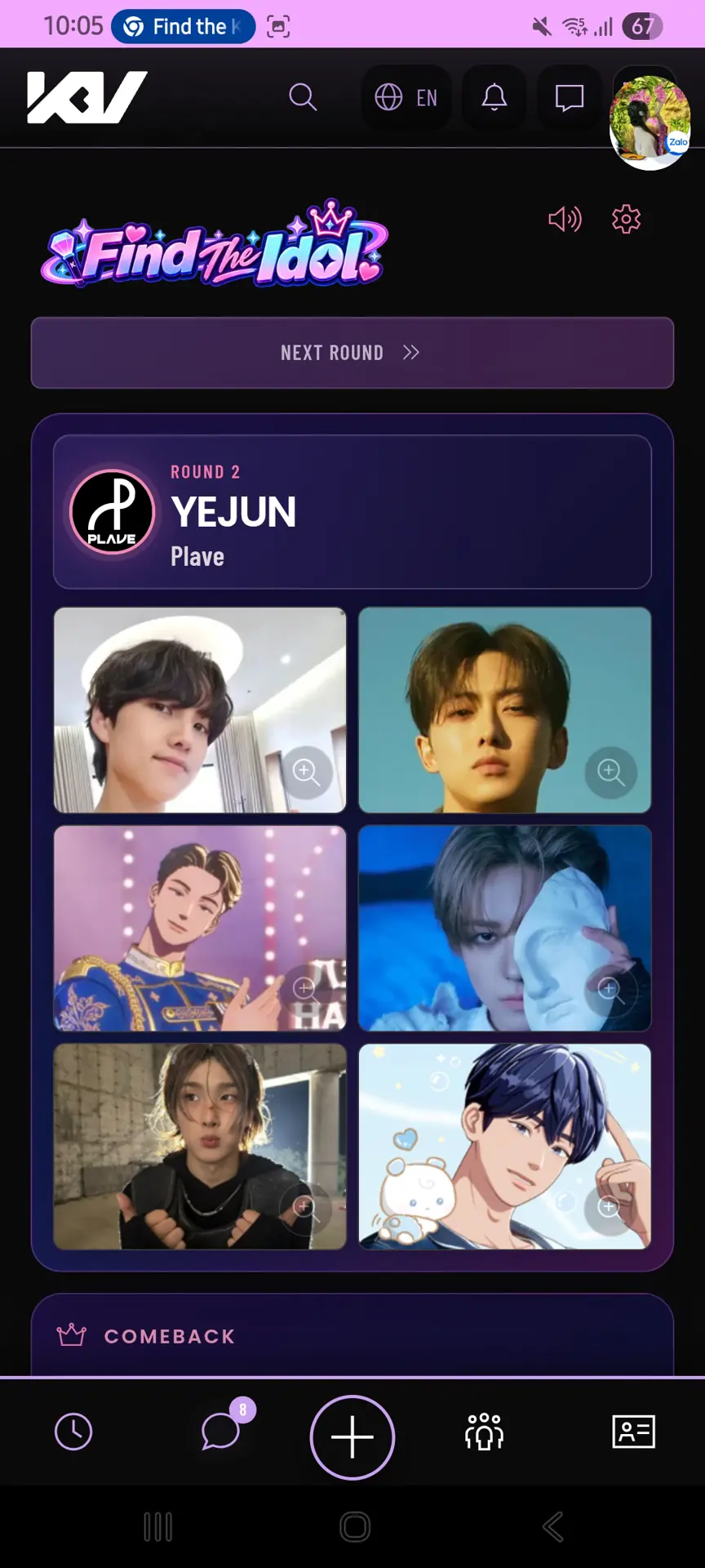 My first time play find the idol -))))))