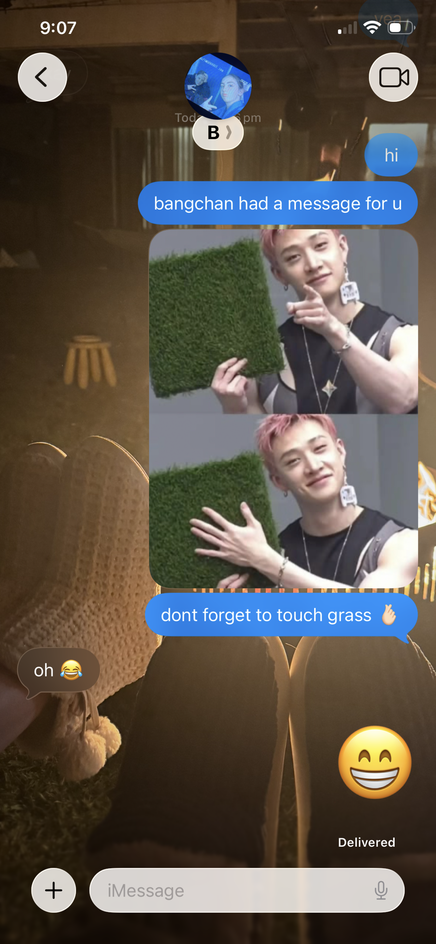 love sending random kpop sht to my ex-kpop loving friend