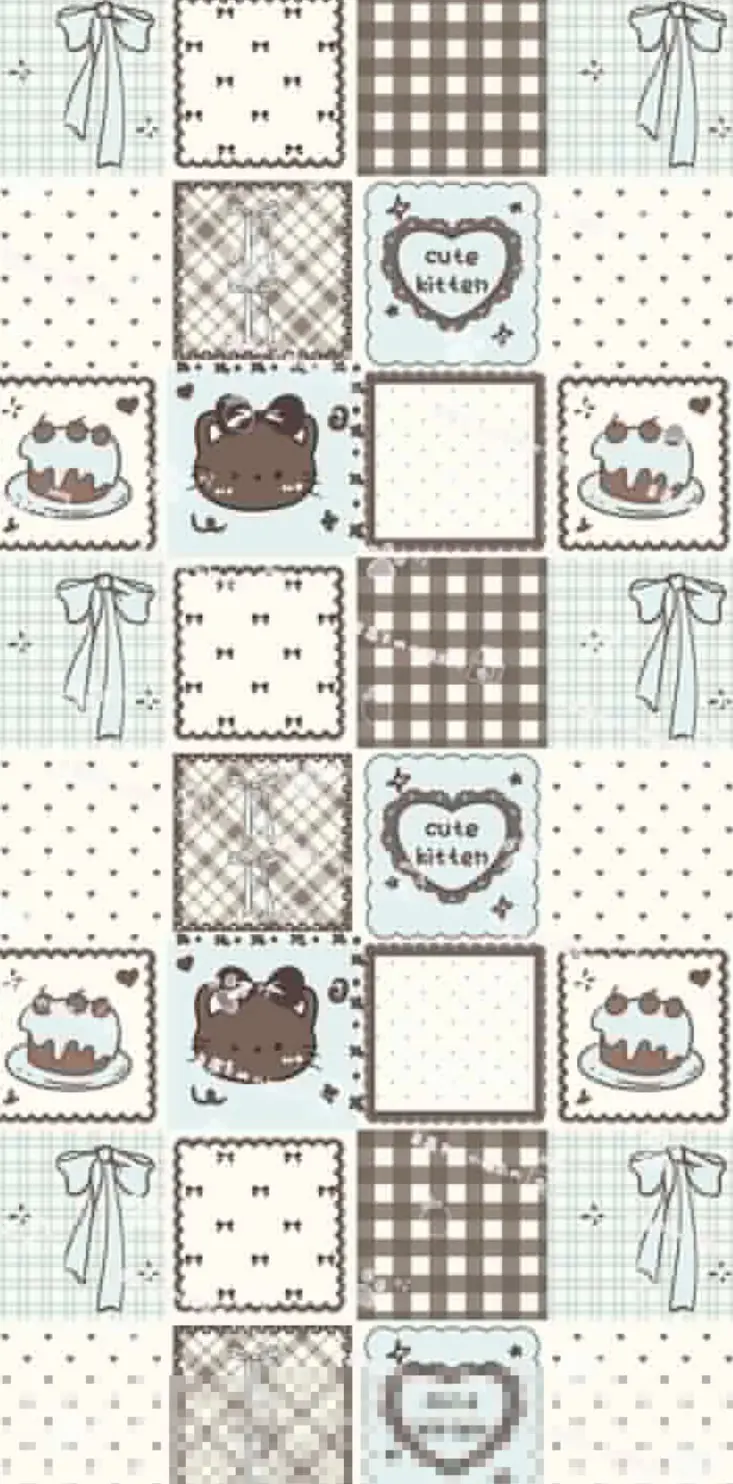 My current wallpaper is the yellow and blue one and it’s very cute and summer-y looking, butttttt as a mint fanatic im thinking about changing it the green and brown one. Help me decide…