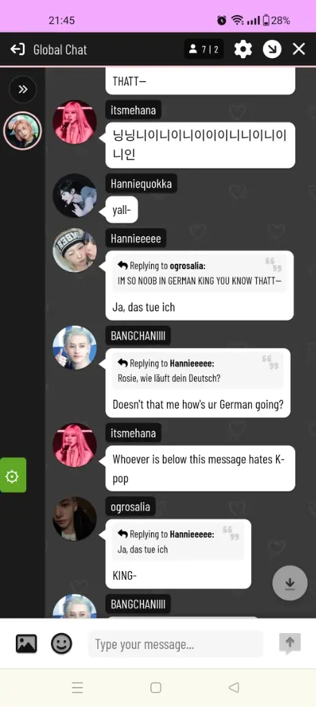 Chat media