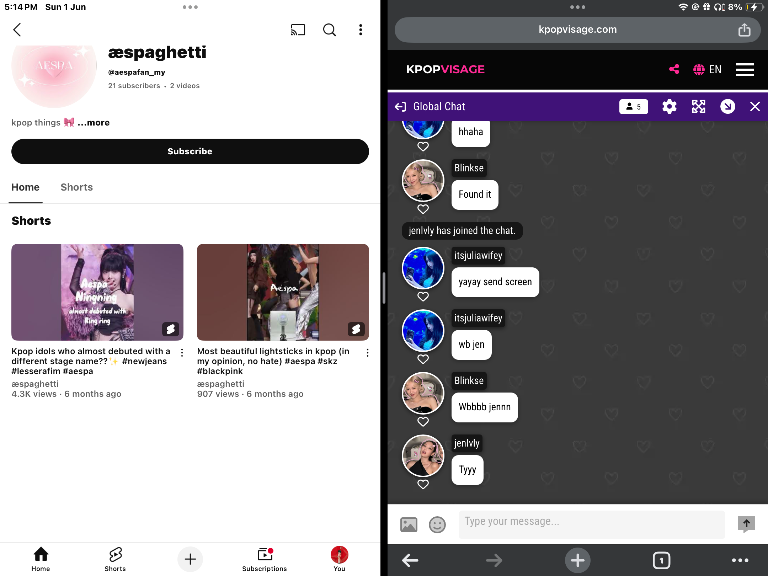 Chat media