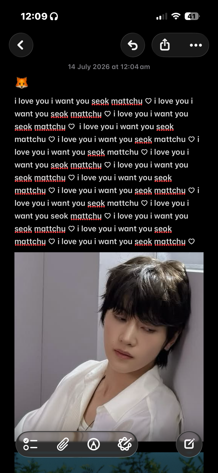 i love you ☹️ i want you ☹️ mattchu ☹️