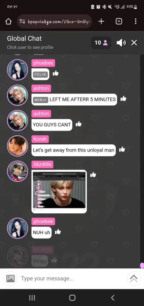Chat media