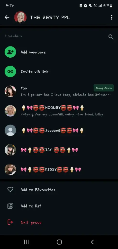 Chat media