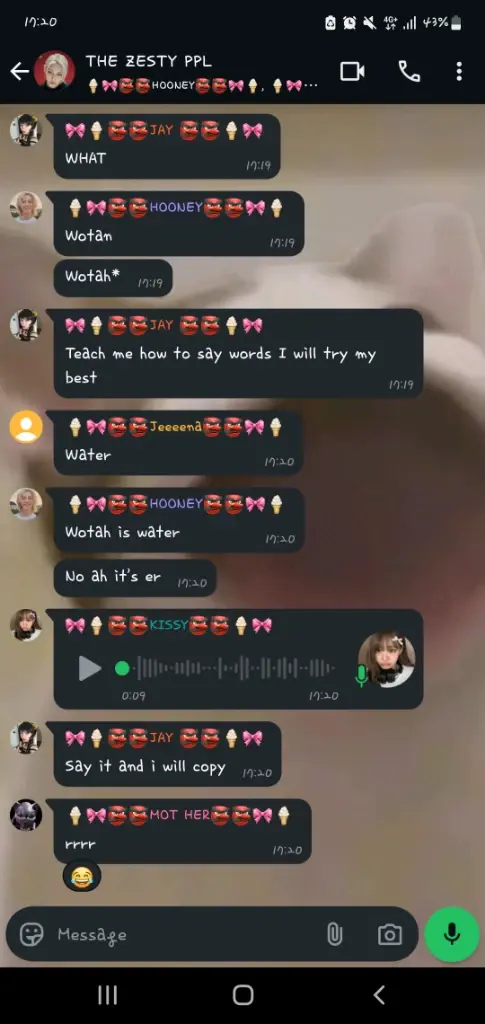 Chat media