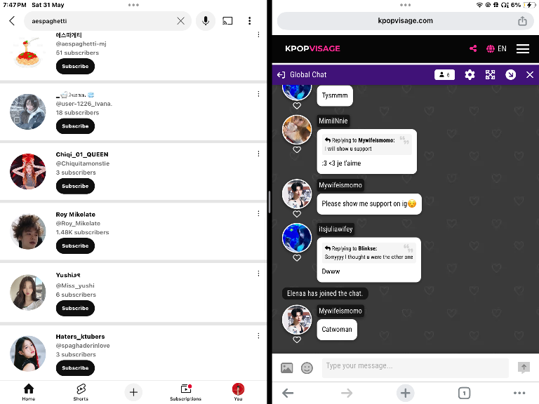 Chat media