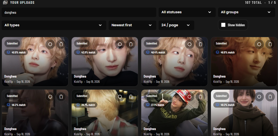 wait wym i contributed 100+ for >???? HELLO ICMRYING I DIDNT THINK I HAD THAT MUCH,,,,, 😭 stop hes top 2 now for the most photos contributed for an idol (first is still yeonwoo w…