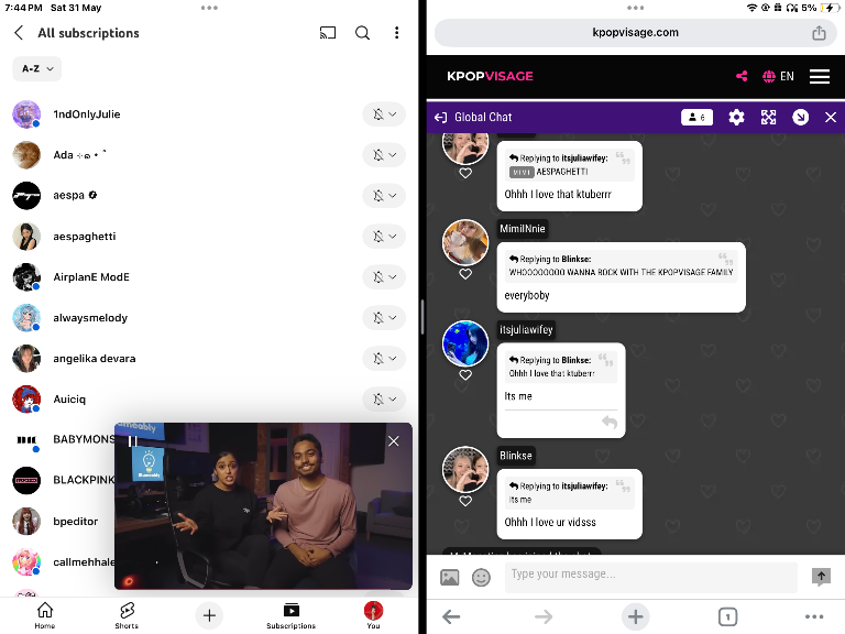 Chat media