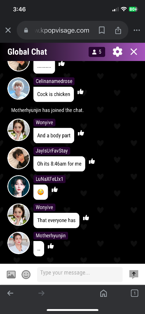 Chat media
