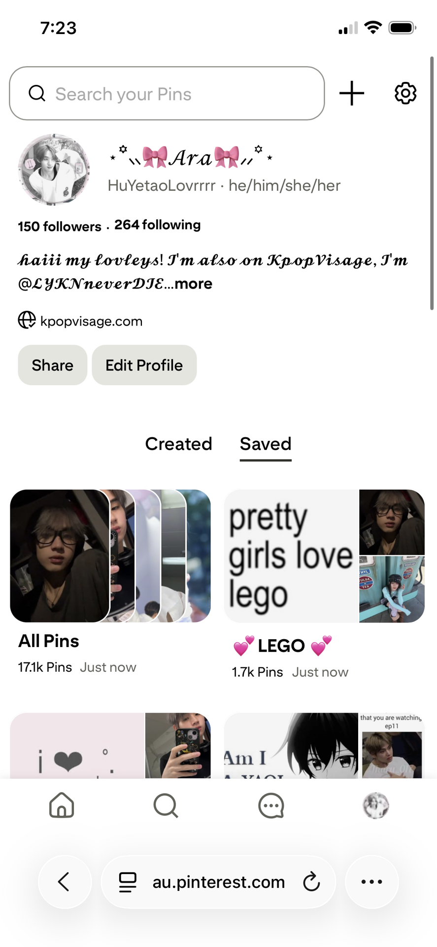 HAI EVERYONE I VERY HAPPY! I REACHED 150 FOLLOWERS ON PIN HEHEHE