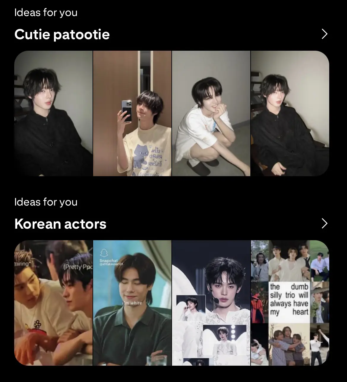 i was gonna for once pinterest is accurate but then i saw "korean actors" and theyre all pins of actors🤦🏻‍♀️🥹