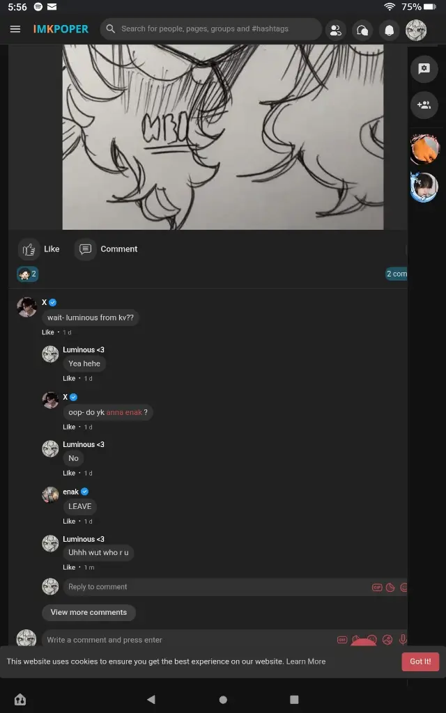 Chat media