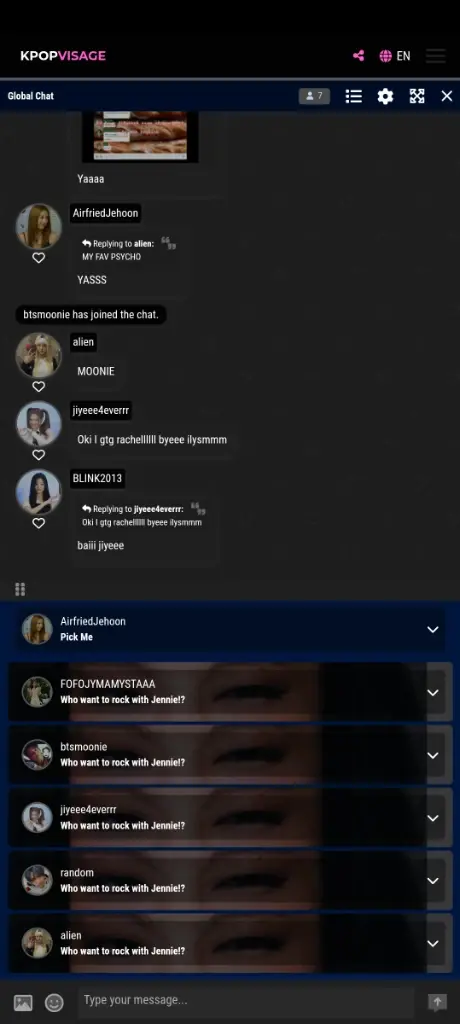 Chat media