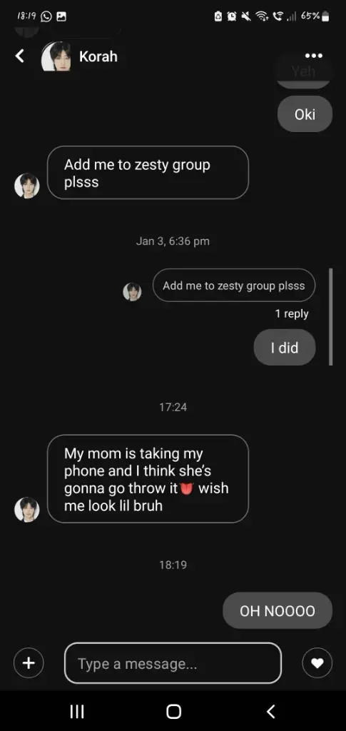 Chat media