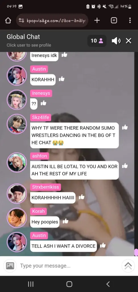 Chat media
