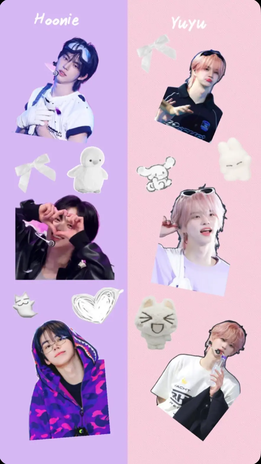 Here are some backgrounds I made What color theme and what idol would you like…? Or it could be up too 4 idols
