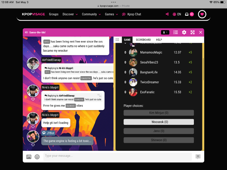 Chat media