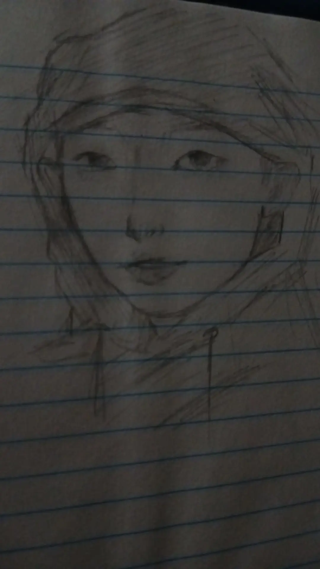 So... I tried drawing Woojin... (Click on the drawing since it isn't fully in )