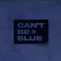 can't be blue logo