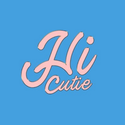 Hi cutie logo